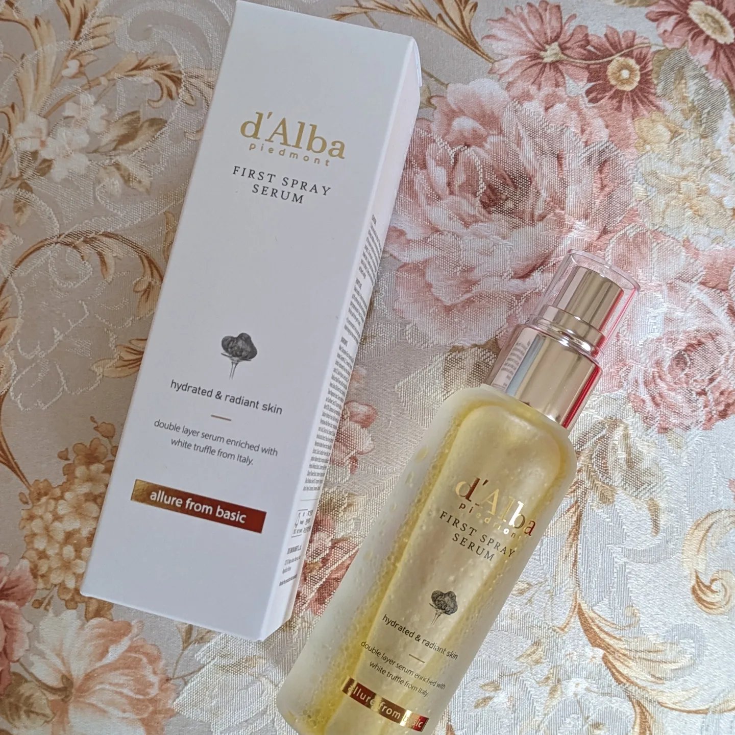 ダルバ ホワイトトリュフファーストスプレーセラム/ダルバ/ミスト状化粧水を使ったクチコミ（2枚目）