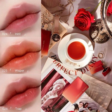 READ ME ベルベットマット リップティント赤狐限定/PERFECT DIARY/リップティントを使ったクチコミ(1枚目)