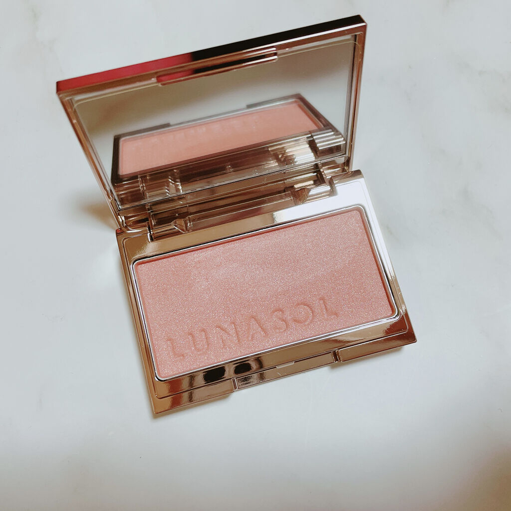 ルナソル カラーリングシアーチークス(グロウ) 03/LUNASOL/パウダーチークを使ったクチコミ（2枚目）