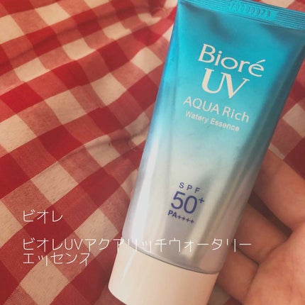 ビオレUV アクアリッチウォータリーエッセンス/ビオレ/日焼け止め・UVケアを使ったクチコミ(1枚目)