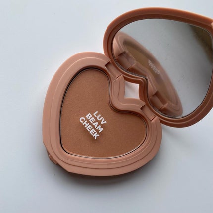 Luv Beam Cheek/lilybyred/パウダーチークを使ったクチコミ(3枚目)