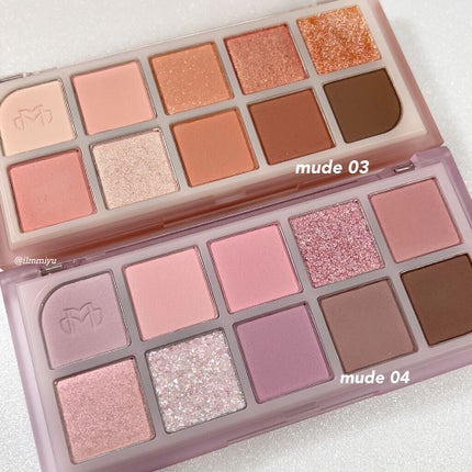 MDショールモーメント アイシャドウパレット/mude./アイシャドウパレットを使ったクチコミ(1枚目)