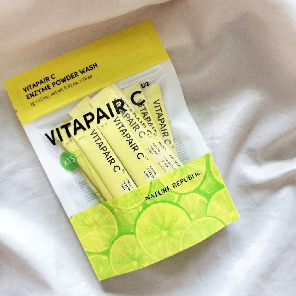 ビタペアC酵素洗顔パウダー/ネイチャーリパブリック/洗顔パウダーを使ったクチコミ(2枚目)