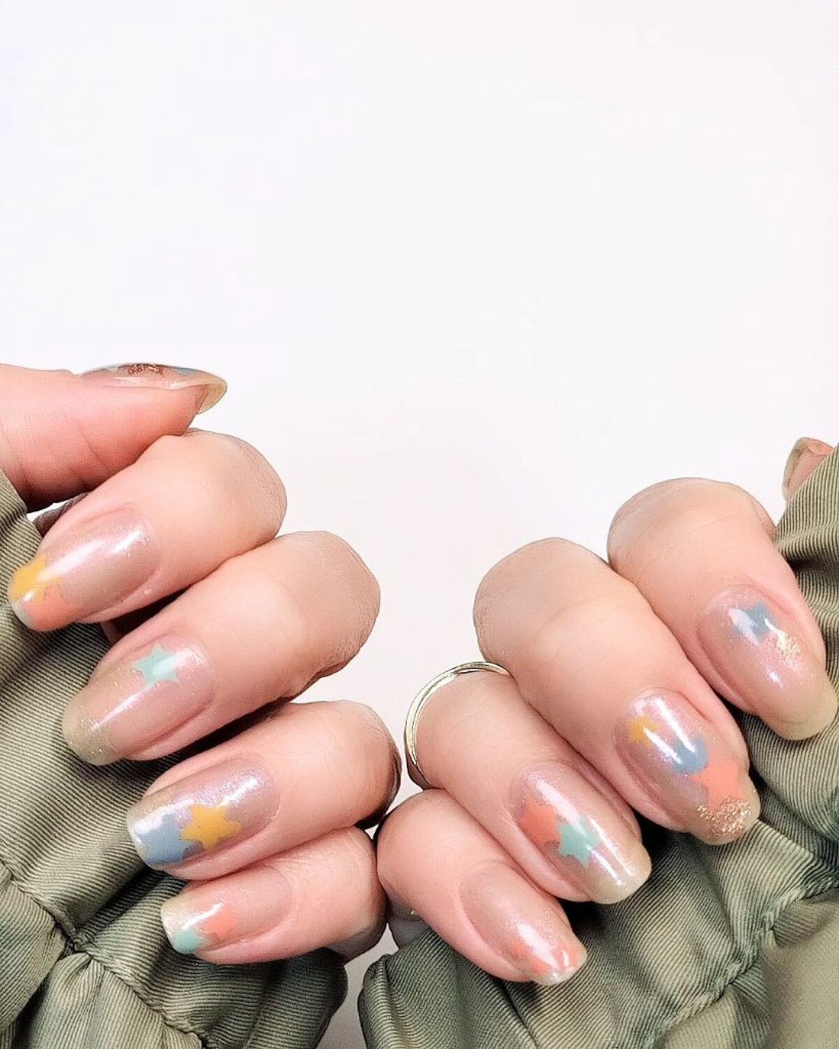 プレイフル アップデートネイル pun-02 ミモザ/PLAYFUL/オールインワンネイルを使ったクチコミ（2枚目）