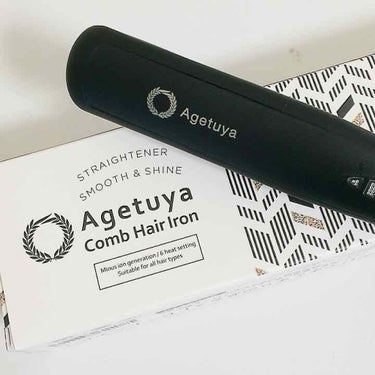 ［agetuya  comb hair iron］


一昨年の引っ越しの時に、某引っ越し業者に紛失されたストレートアイロンを新調しました☺️


🙆‍♀️良かったところ
・櫛感覚でサッとできる
・温度