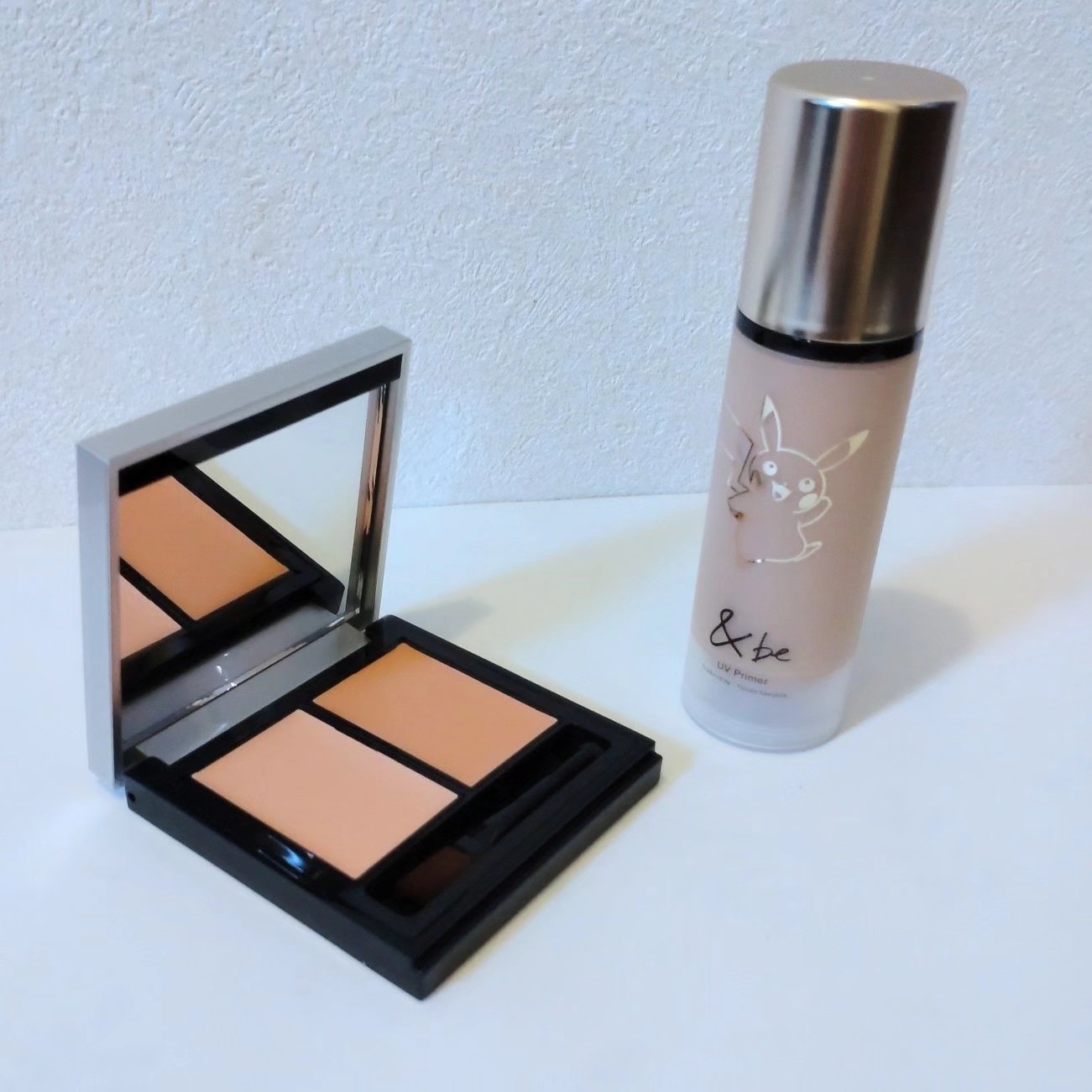 &be ファンシーラー ベージュ&オレンジ〈ポケモン〉/＆be/パレットコンシーラーを使ったクチコミ（2枚目）