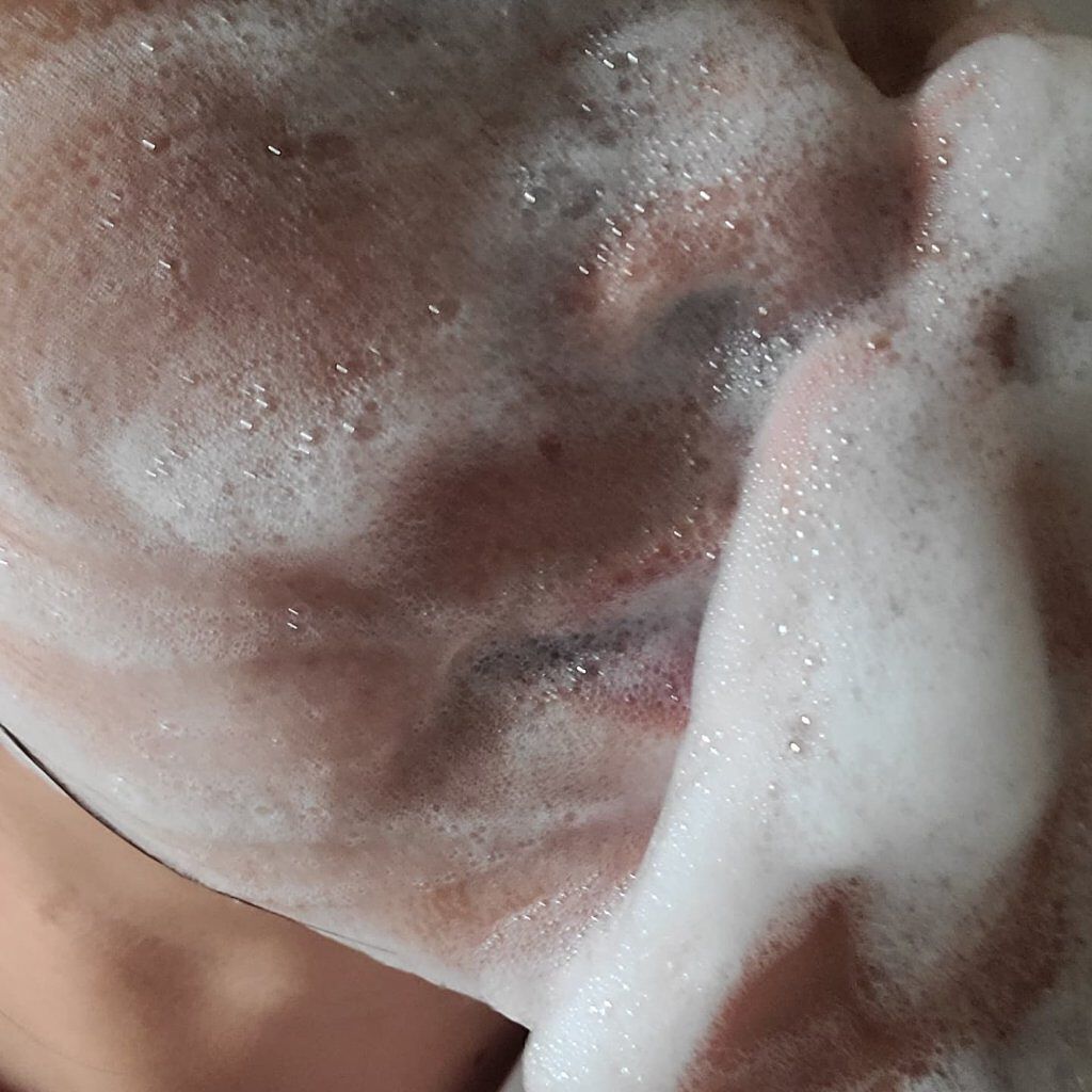 はい！みるく特濃 クリームウォッシュ/ロゼット/洗顔フォームを使ったクチコミ（3枚目）