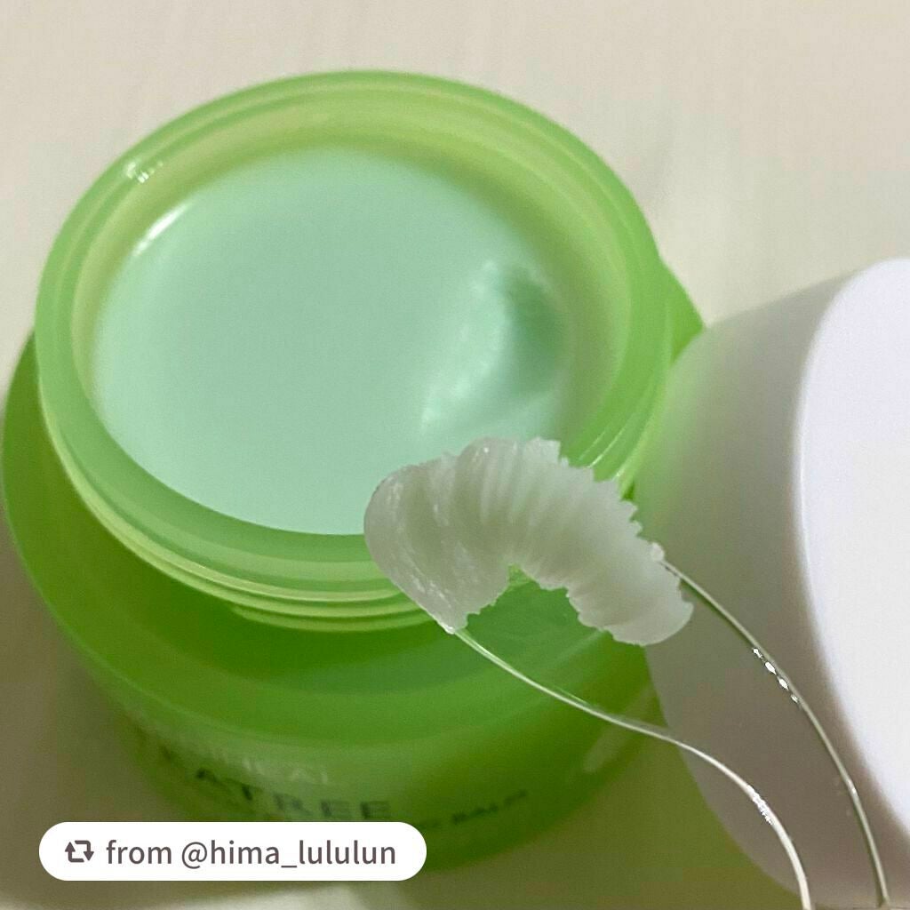 ティーツリーカーミングクレンジングバーム/MEDIHEAL/クレンジングバームを使ったクチコミ(3枚目)