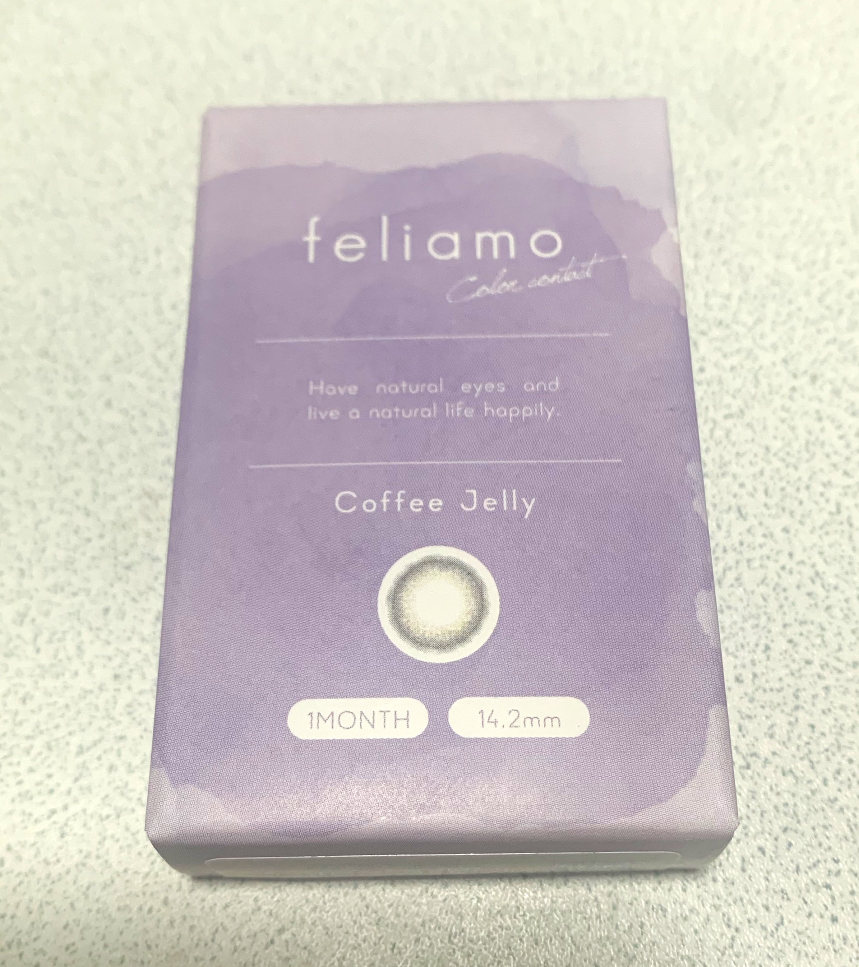 feliamo 1month コーヒーゼリー/feliamo/１ヶ月（１MONTH）カラコンを使ったクチコミ（1枚目）