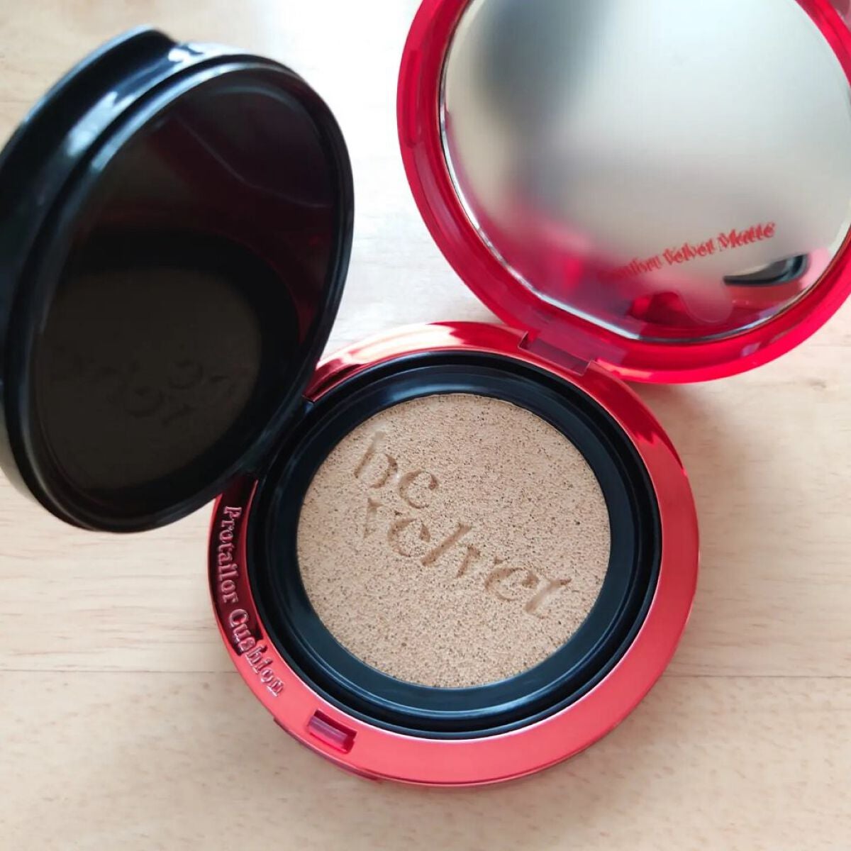 プロテーラービーベルベットカバークッション/espoir/クッションファンデーションを使ったクチコミ(2枚目)