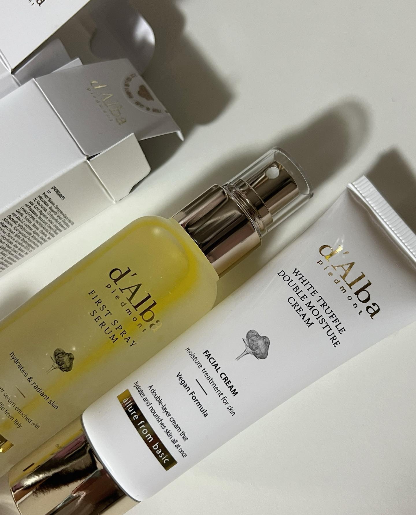 ダルバ ホワイトトリュフファーストスプレーセラム/ダルバ/ミスト状化粧水を使ったクチコミ（2枚目）