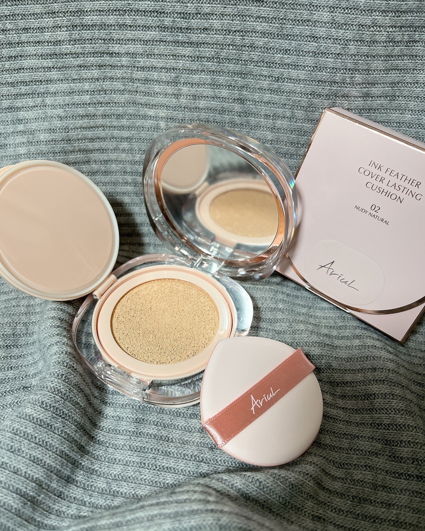アリウル インクフェザーカバーラスティングクッション/Ariul/クッションファンデーションを使ったクチコミ(6枚目)