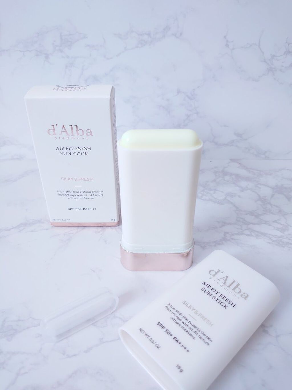 エアーフィットフレッシュサンスティック/ダルバ/日焼け止めスティックを使ったクチコミ（3枚目）
