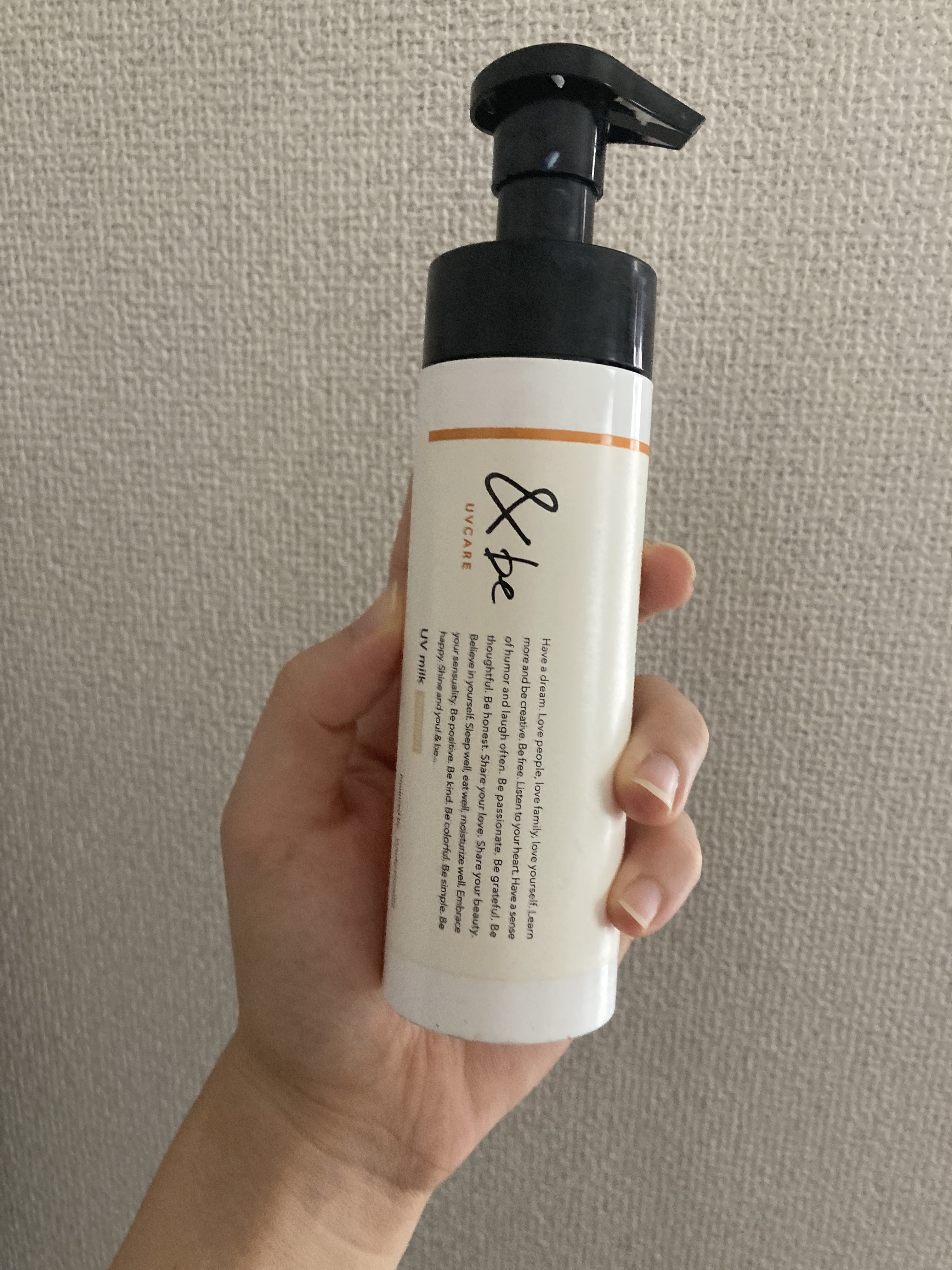 &be UVミルク/＆be/日焼け止めミルクを使ったクチコミ（1枚目）