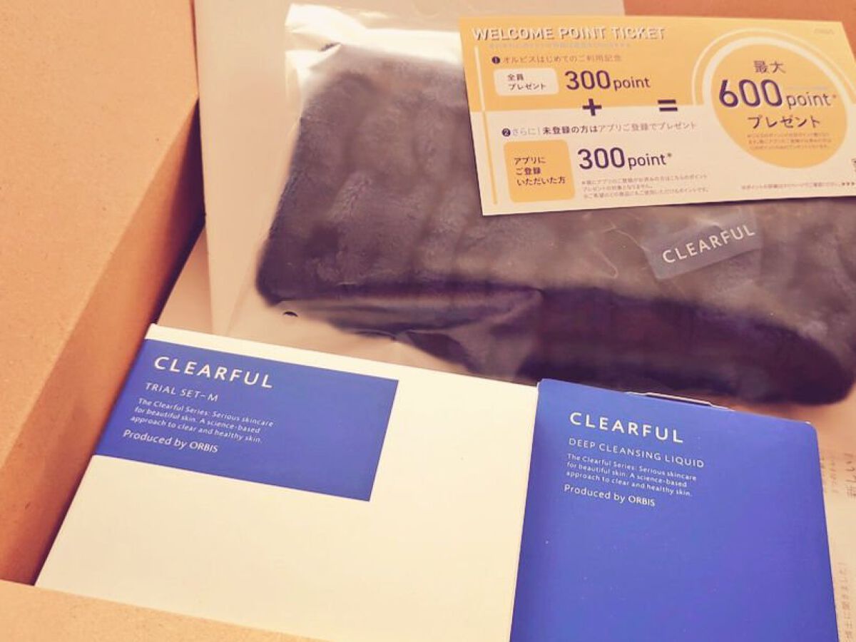 クリアフル トライアルセット M/オルビス/トライアルキットを使ったクチコミ（2枚目）