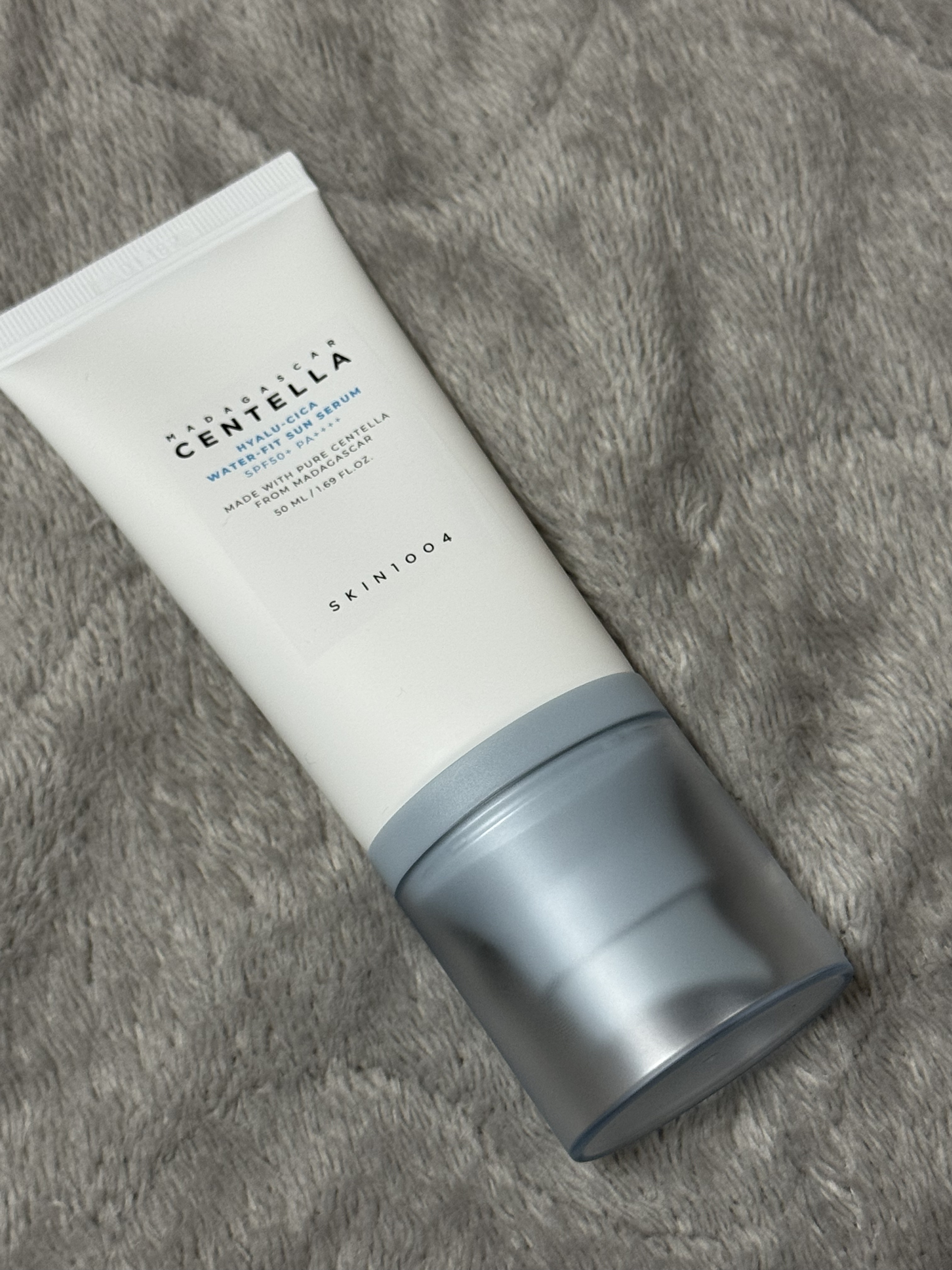 ヒアルーシカ ウォーターフィット サンセラム/SKIN1004/日焼け止めローションを使ったクチコミ（1枚目）