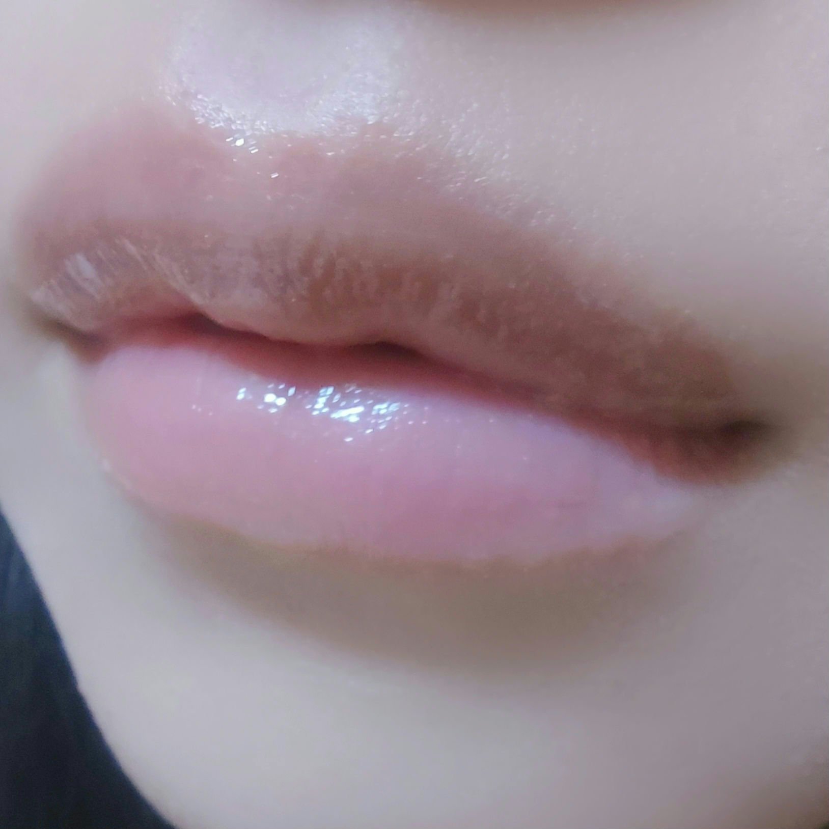 グラッシーコーティンググロス/&nd by rom&nd/リップグロスを使ったクチコミ（2枚目）