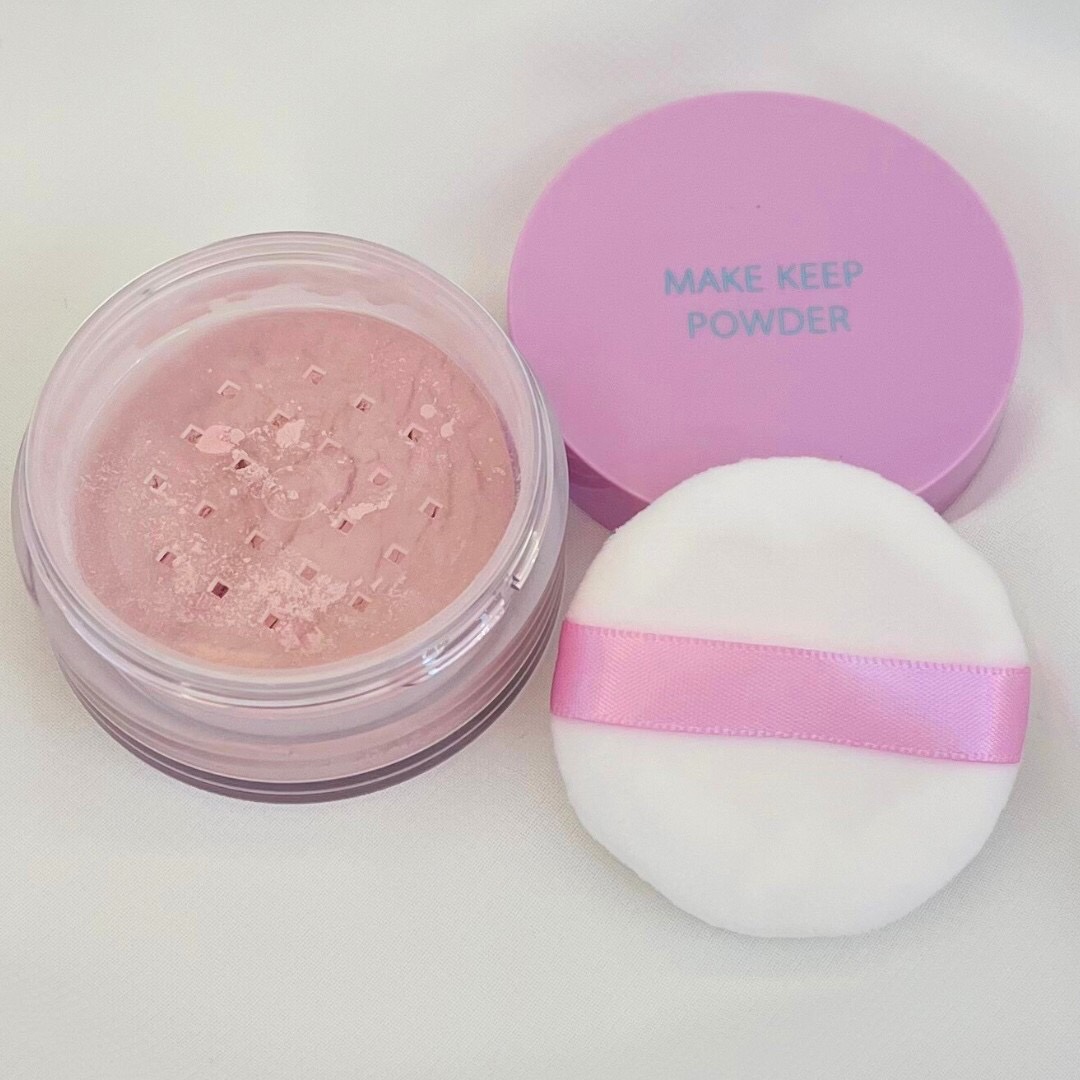 メイク キープ パウダー/コーセーコスメニエンス/ルースパウダーを使ったクチコミ（2枚目）