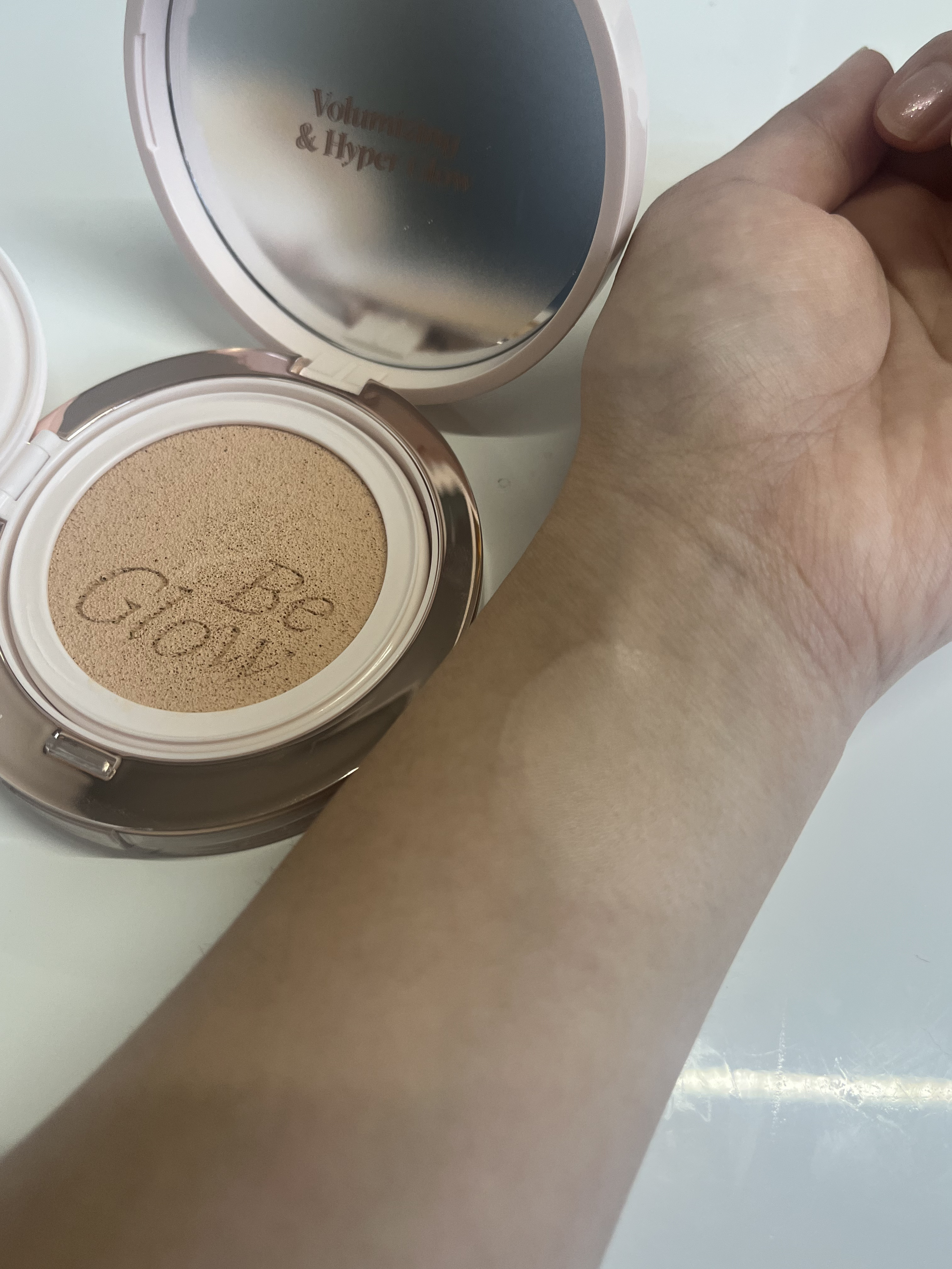 エスポア ビーグロー ボリュームクッション/espoir/クッションファンデーションを使ったクチコミ（3枚目）