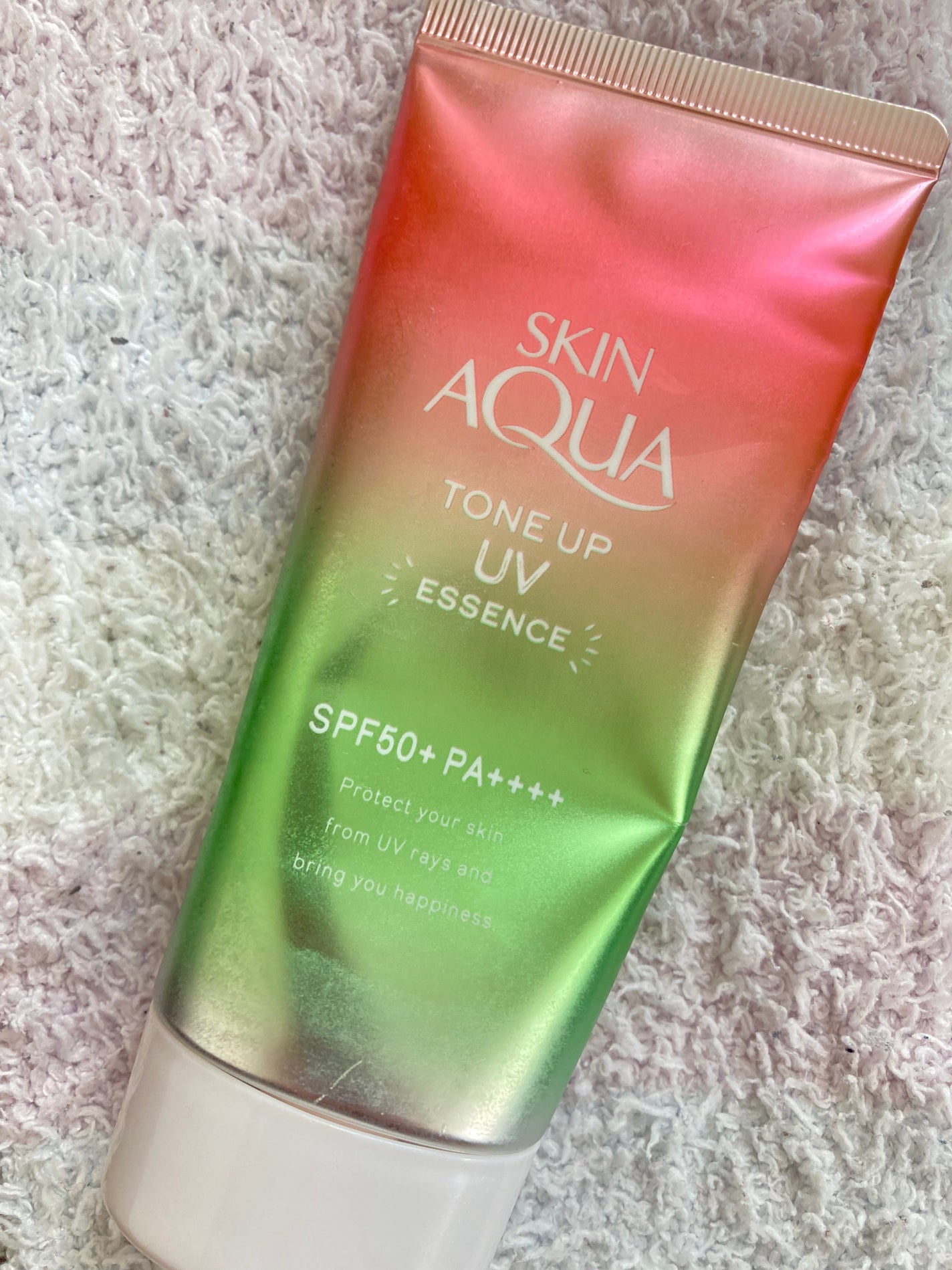 スキンアクア トーンアップUVエッセンス/スキンアクア/日焼け止めクリームを使ったクチコミ(1枚目)