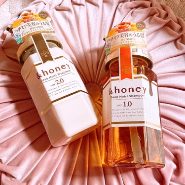 ディープモイスト シャンプー1.0／ヘアトリートメント2.0/&honey/シャンプー・コンディショナーを使ったクチコミ（1枚目）