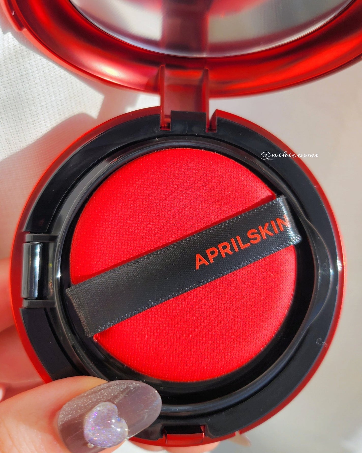 ハイパーカバーフィットクッション red/APRILSKIN/クッションファンデーションを使ったクチコミ(3枚目)
