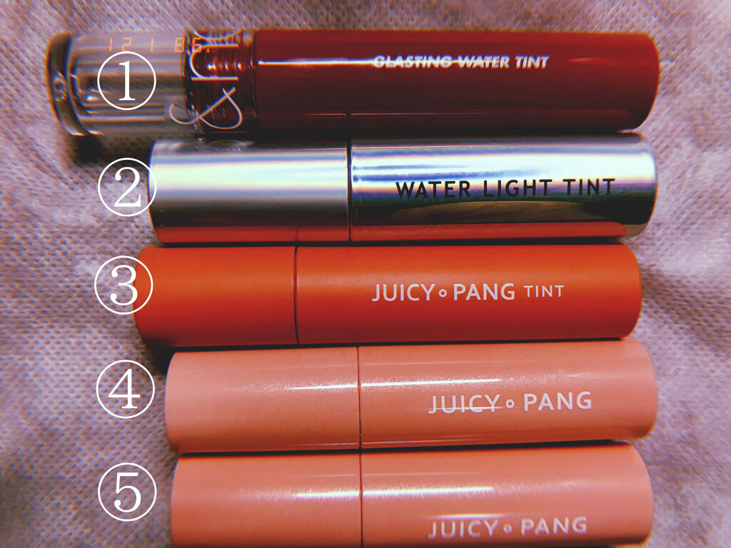 アピュー ウォーターライト ティント/A’pieu/リップティントを使ったクチコミ（2枚目）