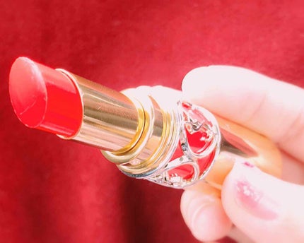 ルージュ ヴォリュプテ シャイン/YVES SAINT LAURENT BEAUTE/口紅を使ったクチコミ(2枚目)