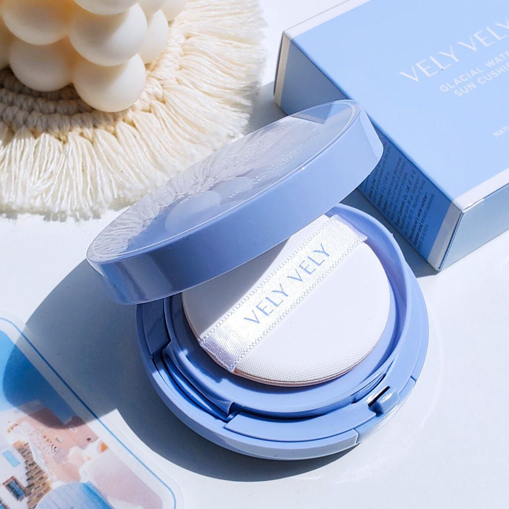 グラシアルウォーターサンクッション/VELY VELY/クッションファンデーションを使ったクチコミ(2枚目)