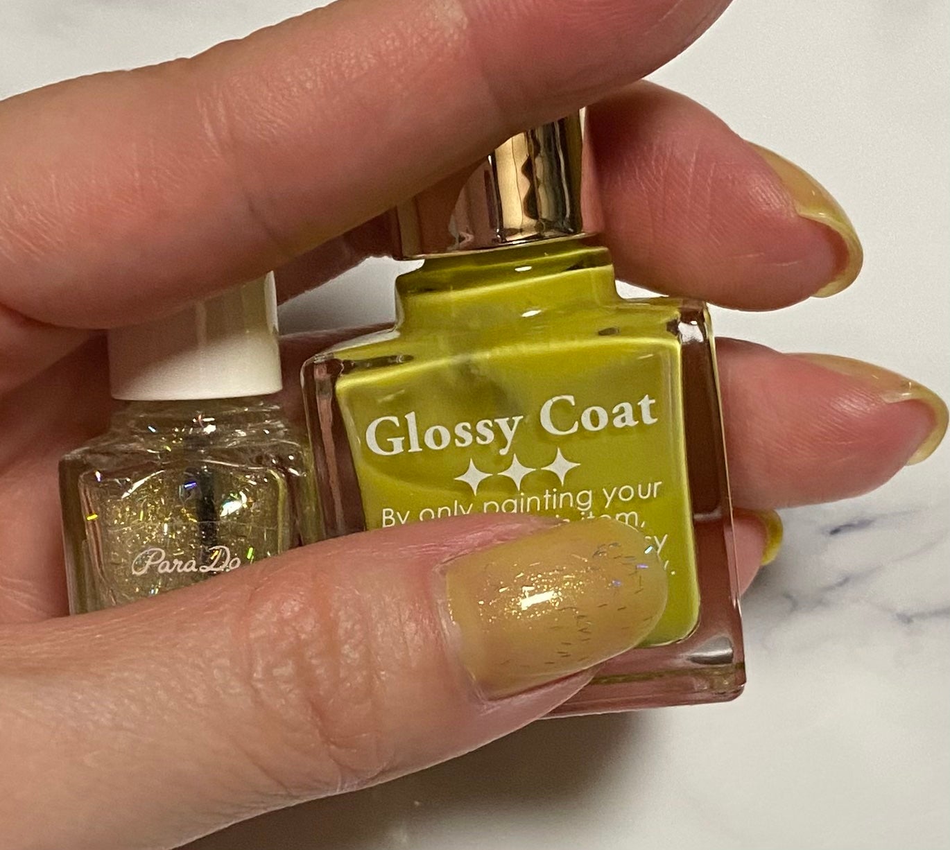 グロッシーコート/スキューズミー/オールインワンネイルを使ったクチコミ(1枚目)