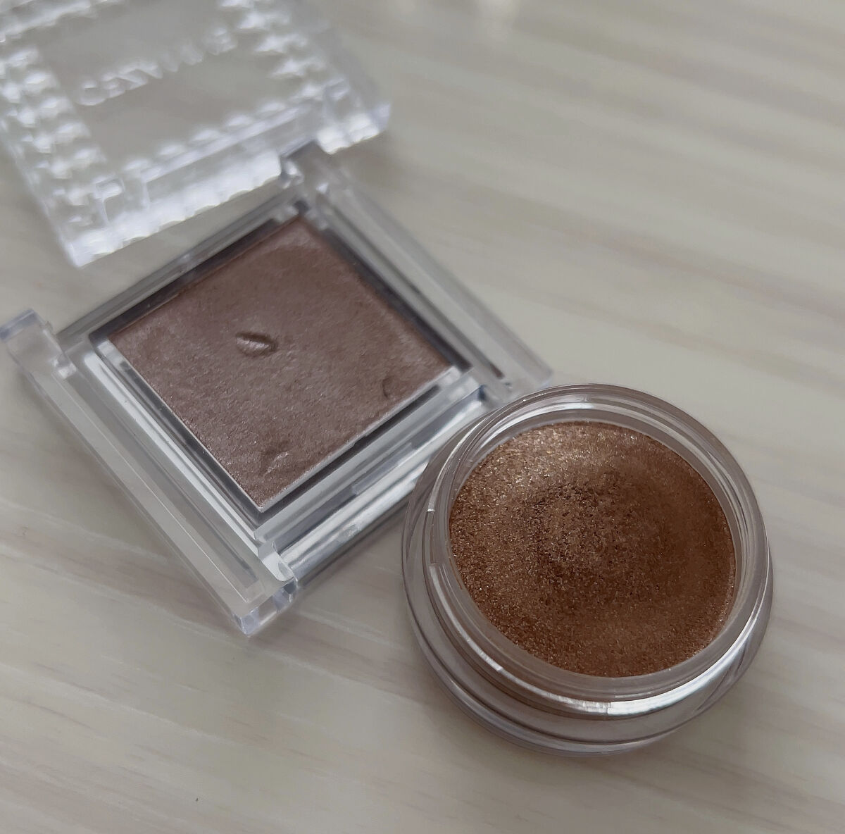 シングルカラーアイシャドウ/CEZANNE/単色アイシャドウを使ったクチコミ（2枚目）