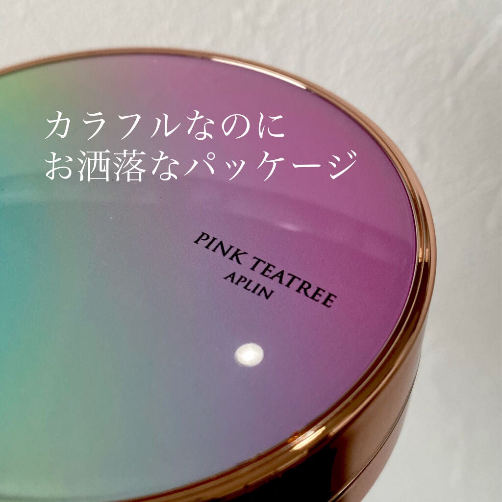 ピンクティーツリーカバークッション/APLIN/クッションファンデーションを使ったクチコミ(1枚目)