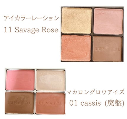 マカロングロウアイズ/LUNASOL/アイシャドウパレットを使ったクチコミ(2枚目)