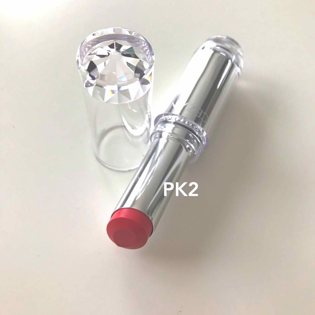 ラスティンググロスリップ/CEZANNE/口紅を使ったクチコミ(2枚目)