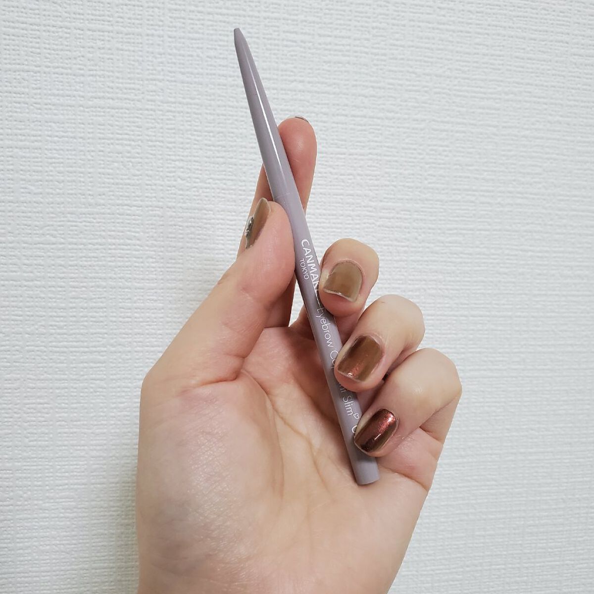 アイブロウカッペリーニスリム 02 ナチュラルブラウン/キャンメイク/アイブロウペンシルを使ったクチコミ（2枚目）