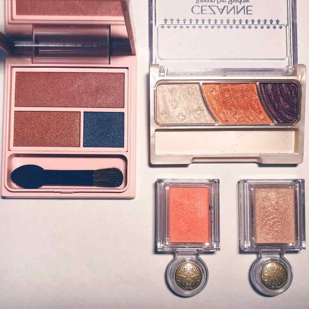 トーンアップアイシャドウ/CEZANNE/アイシャドウパレットを使ったクチコミ（2枚目）