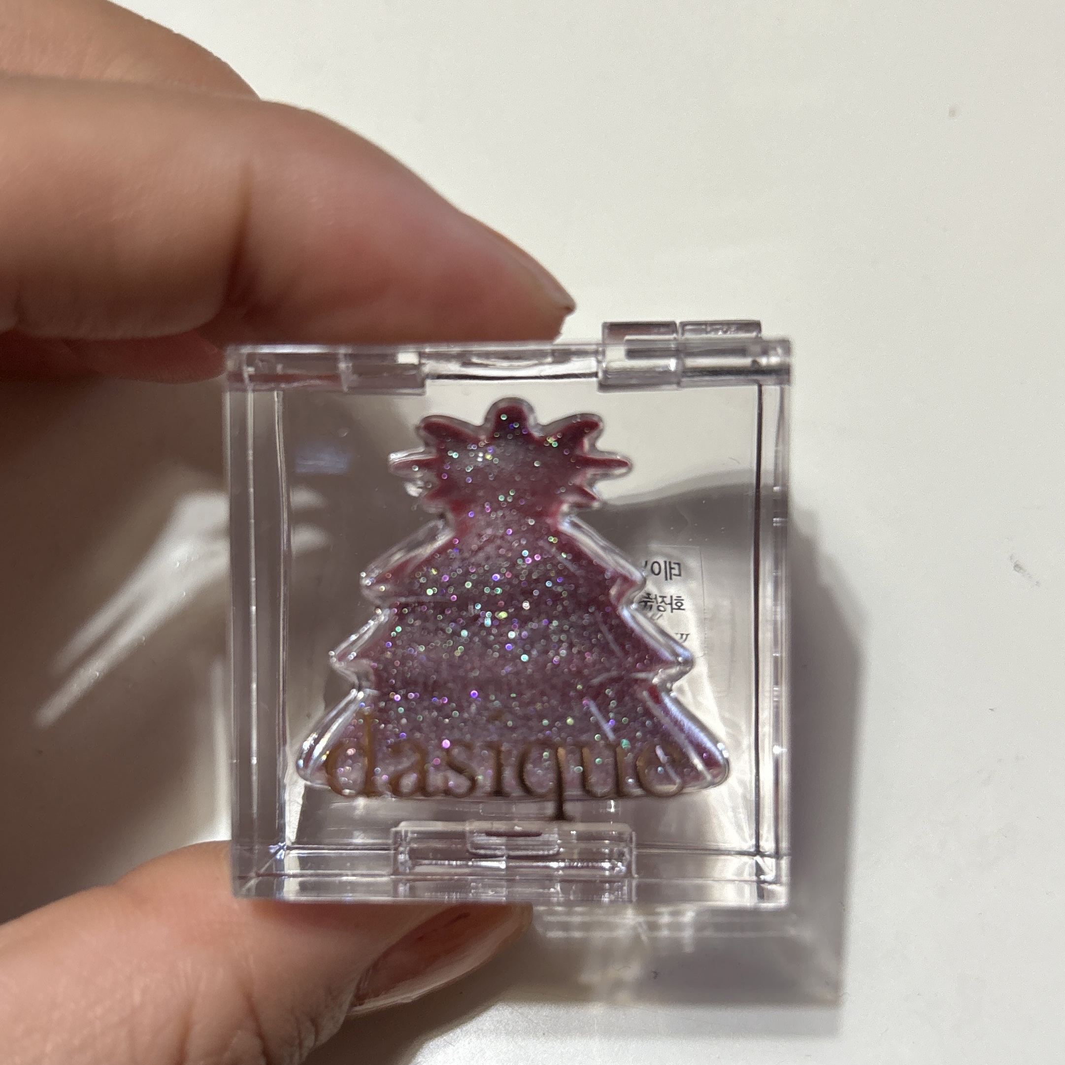 グローイリップグロス ホリデースノーボール/dasique/リップグロスを使ったクチコミ（3枚目）