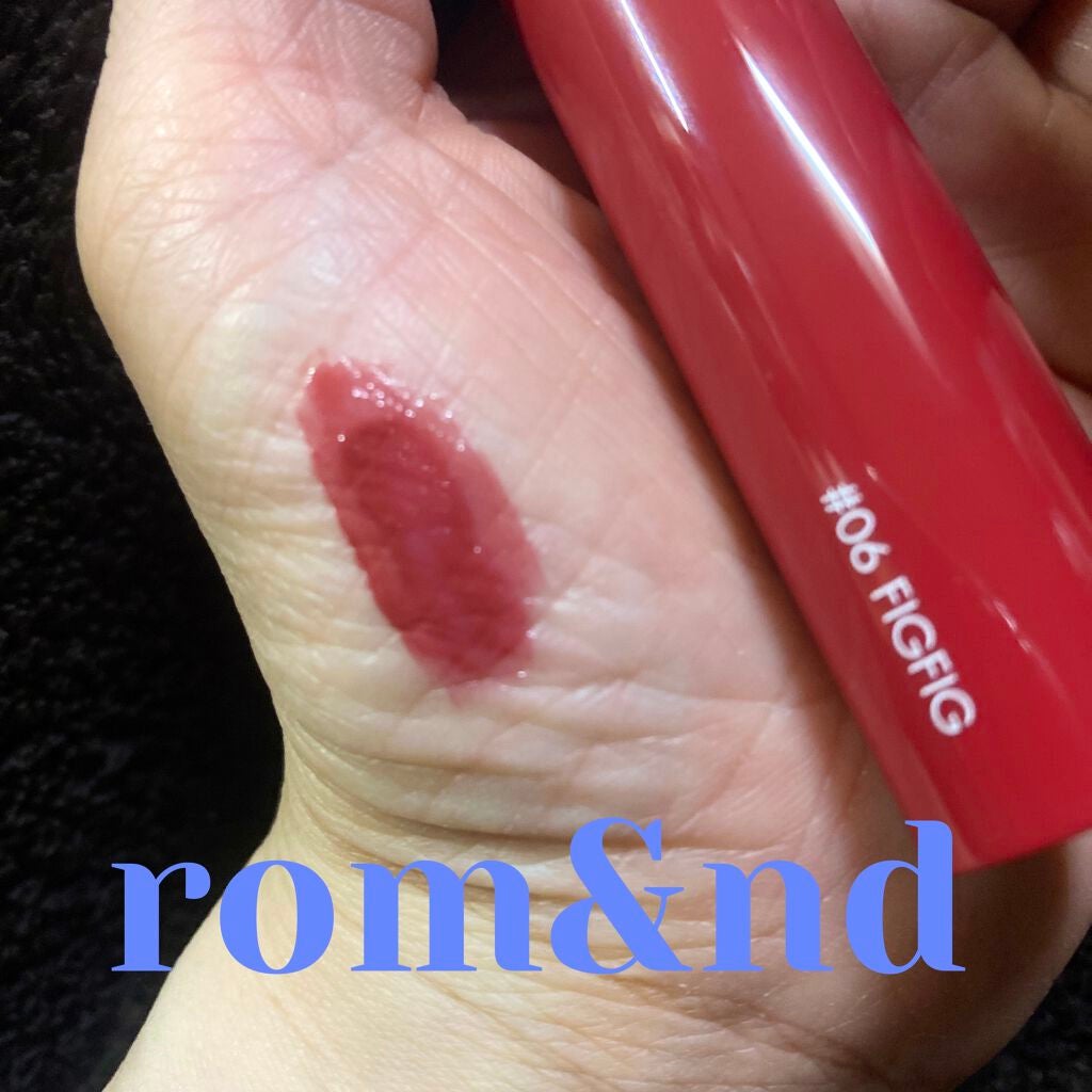 ジューシーラスティングティント/rom&nd/リップティントを使ったクチコミ(1枚目)