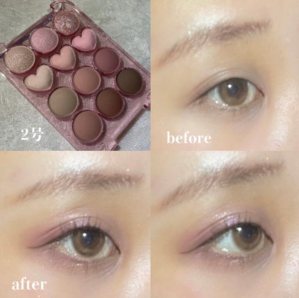 目元チュートリアルアイパレット/Colorgram/アイシャドウパレットを使ったクチコミ(6枚目)