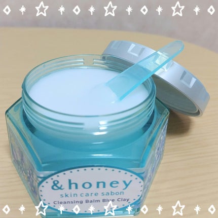 アンドハニー サボン クレンジングバーム ブルークレイ/&honey/クレンジングバームを使ったクチコミ(2枚目)