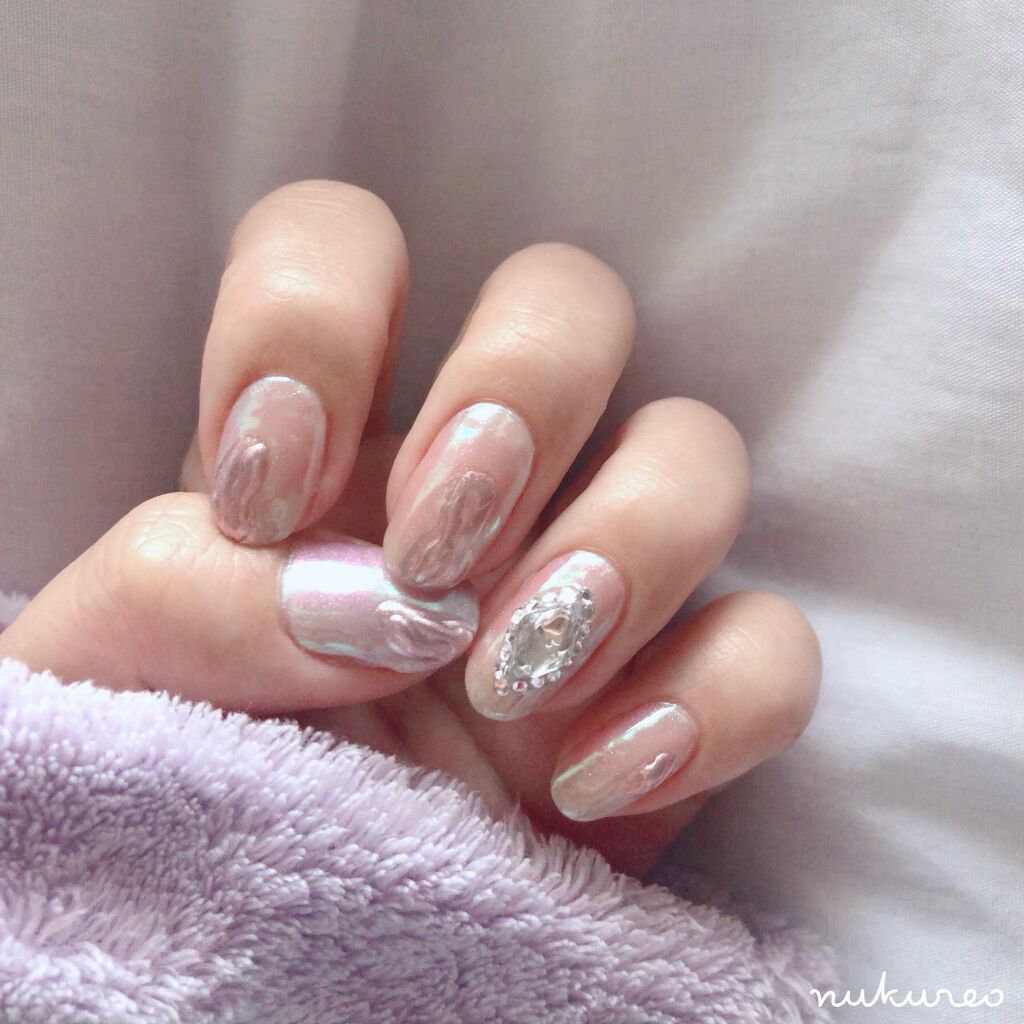 フェアリーダストパウダーオーロラピーコック/キャンドゥ/ネイルシールを使ったクチコミ(1枚目)