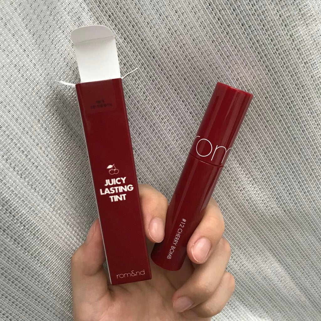 ジューシーラスティングティント/rom&nd/リップティントを使ったクチコミ(1枚目)