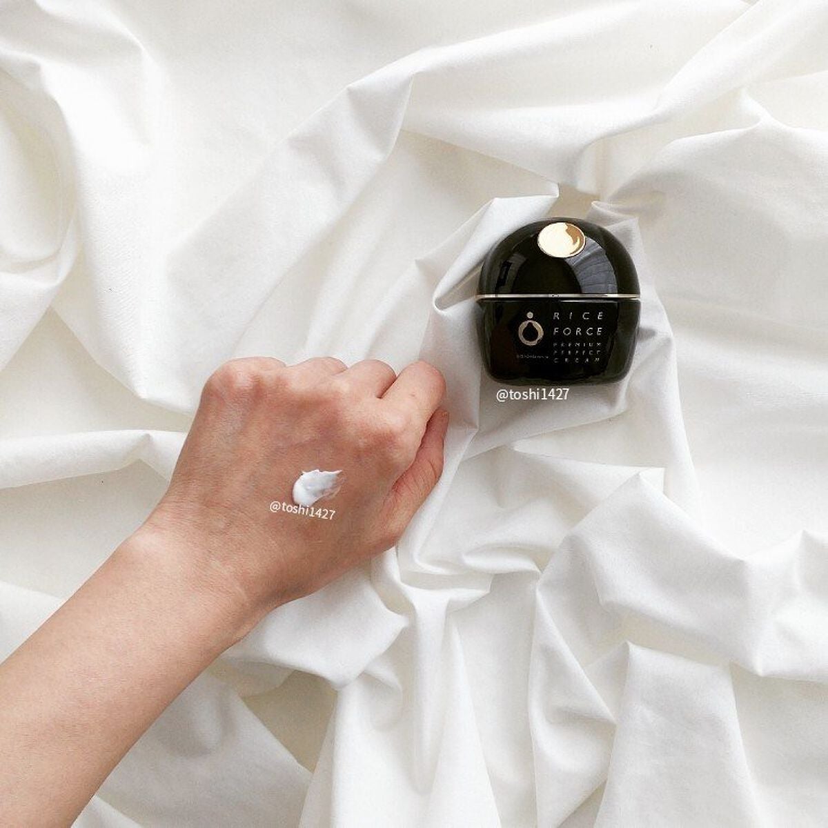 プレミアムパーフェクトクリーム/ライスフォース/フェイスクリームを使ったクチコミ(2枚目)