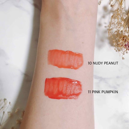 ジューシーラスティングティント/rom&nd/リップティントを使ったクチコミ(4枚目)