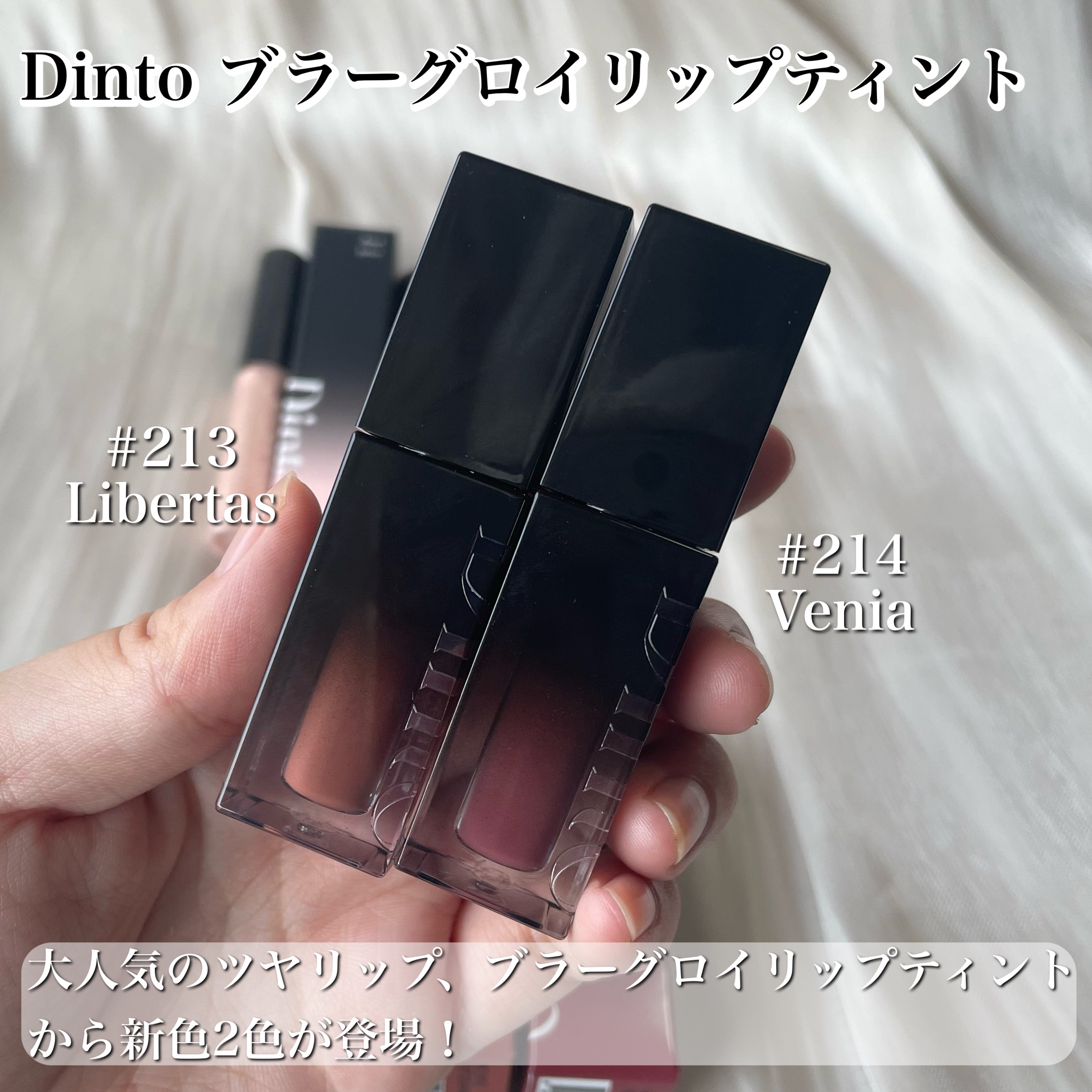 ブラーグロイリップティント/Dinto/リップティントを使ったクチコミ（2枚目）