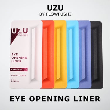 EYE OPENING LINER/UZU BY FLOWFUSHI/リキッドアイライナーを使ったクチコミ（2枚目）