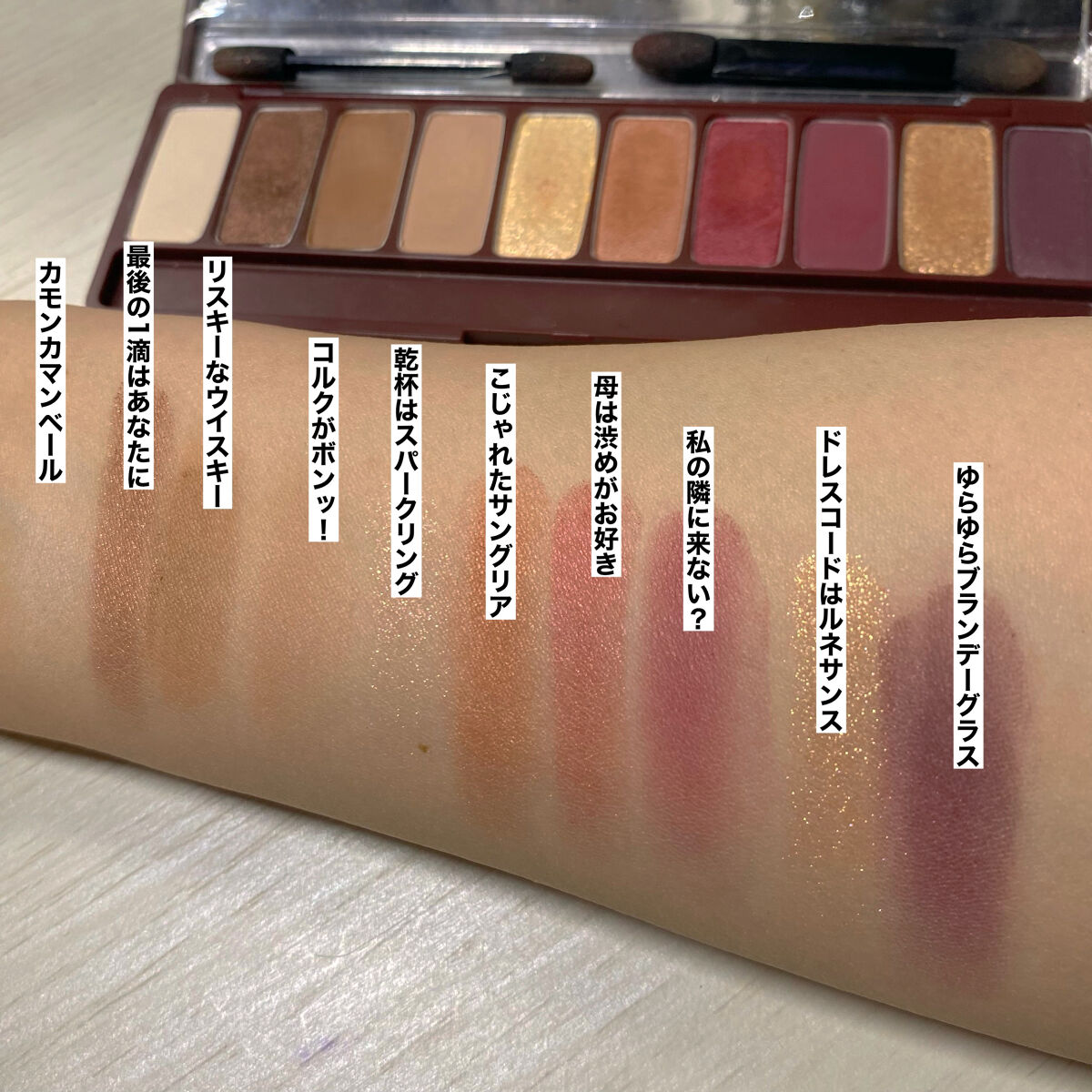 プレイカラー アイシャドウ/ETUDE/アイシャドウパレットを使ったクチコミ（2枚目）