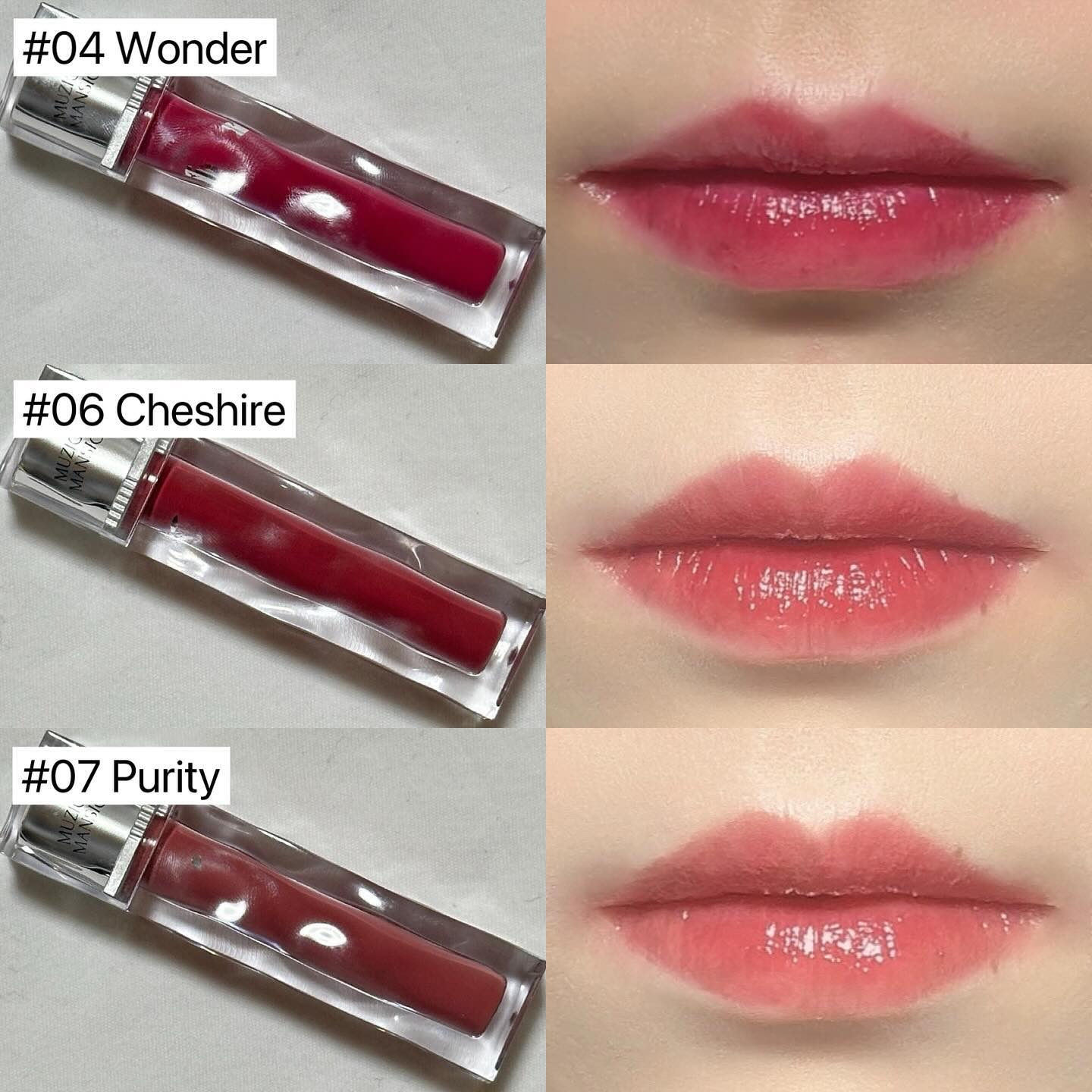 アイシーグロウティント 07 Purity/MUZIGAE MANSION/口紅を使ったクチコミ（2枚目）