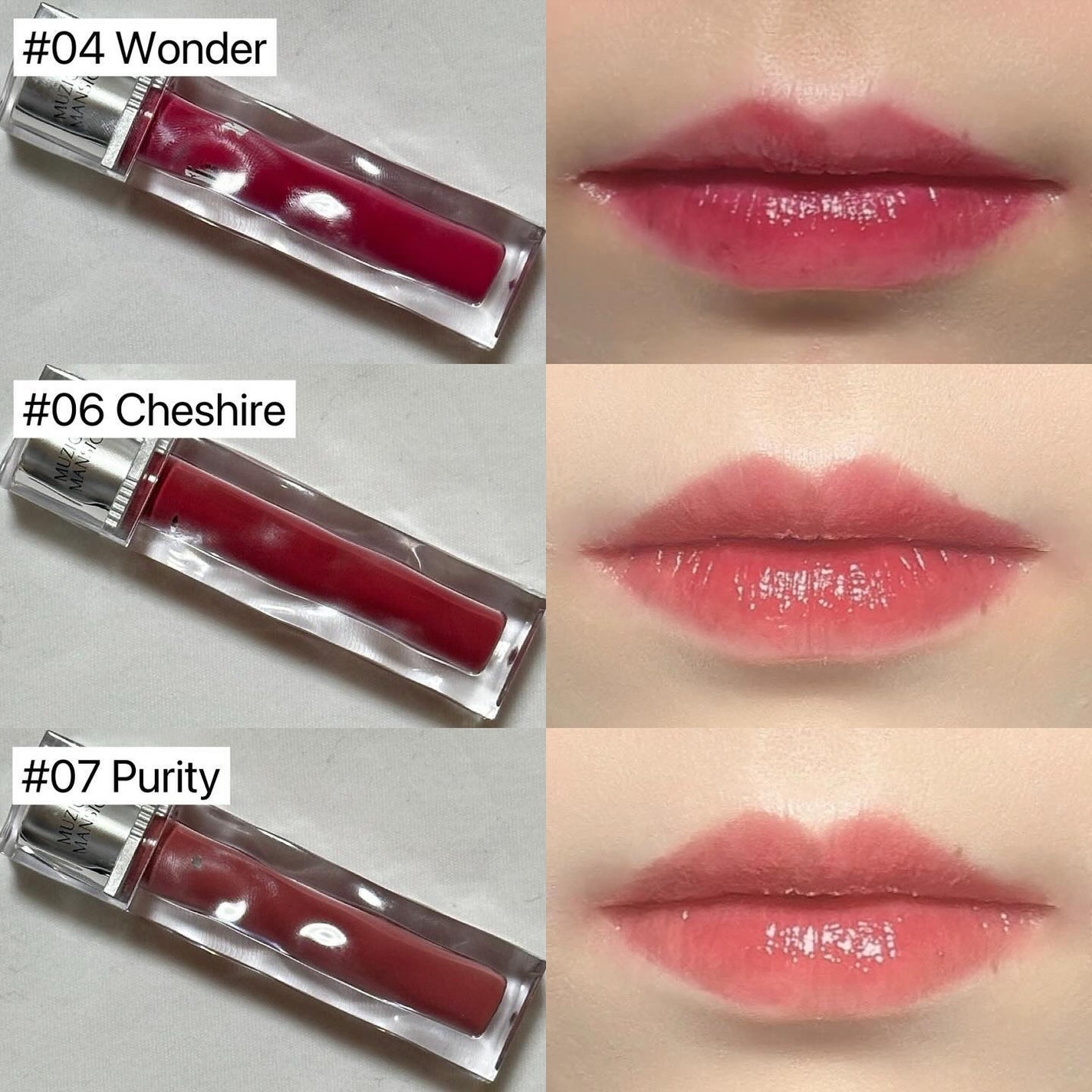 アイシーグロウティント/MUZIGAE MANSION/口紅を使ったクチコミ(2枚目)