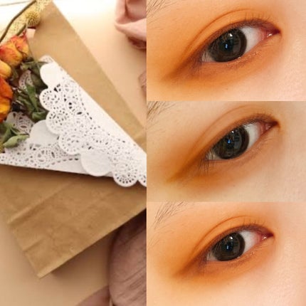 UR GLAM BLOOMING EYE COLOR PALETTE/U R GLAM/アイシャドウパレットを使ったクチコミ(2枚目)